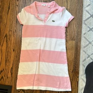 Girl Lacoste size 10 dress